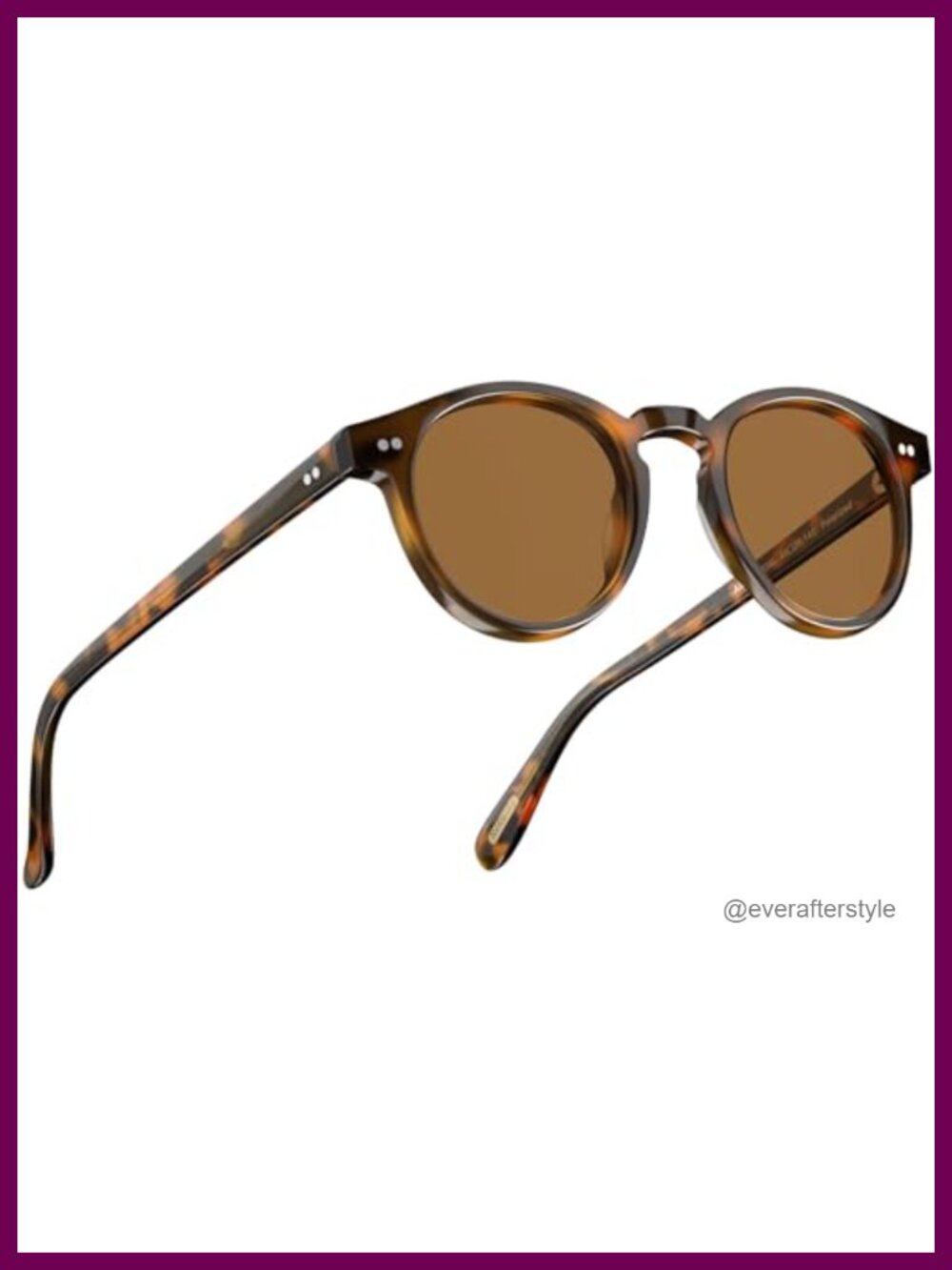 Small Face Round Polarized Acetate Sunglasses UV400